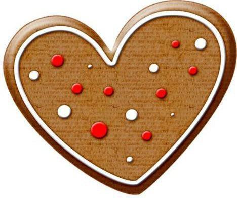 gingerbread heart.cookie