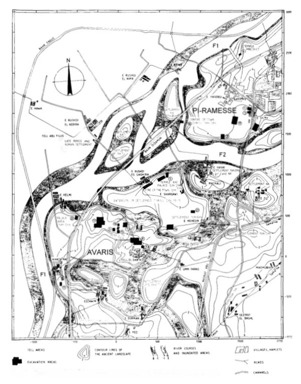 Local Map of Avaris and Pi-Ramesse